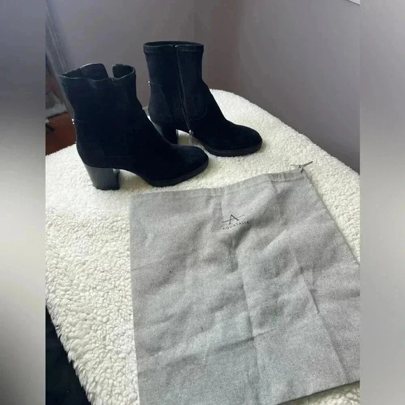 Aquatalia  Suede Waterproof Booties in SIZE US 7.5 - Picture 2 of 6